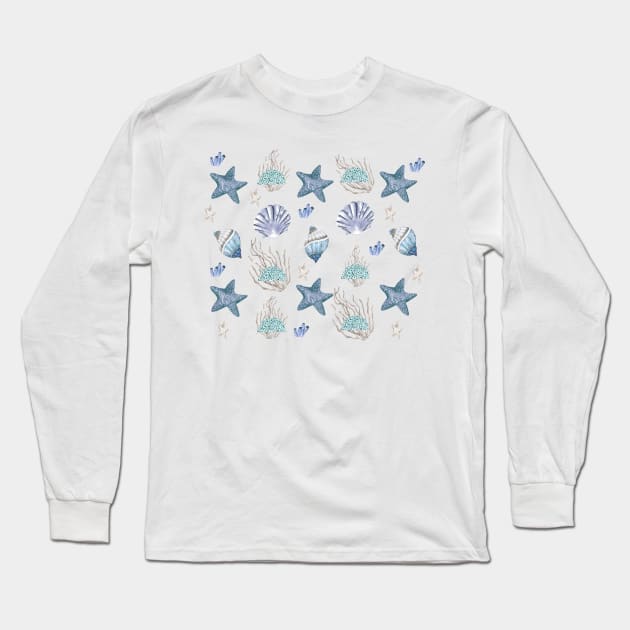 Ocean life Long Sleeve T-Shirt by LatiendadeAryam